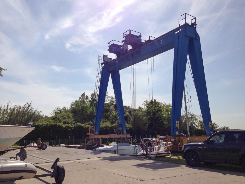 Gru Darsena Lido di Venezia